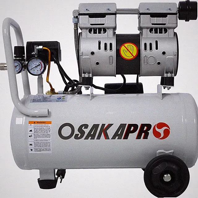 1.5HP Ultra Quiet Air Compressor 8 Gallon,Oil-Free,Electric Shop Air Compressor
