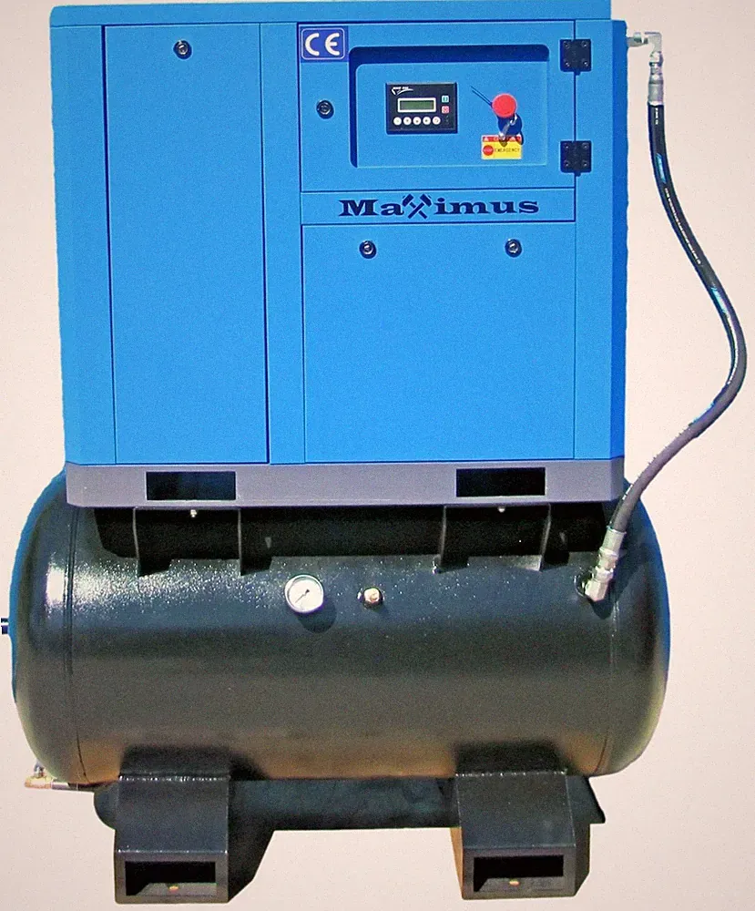 2025 Maximus 10 HP Rotary Screw Air Compressor with 80 Gallon Tank 230V 3 Phase