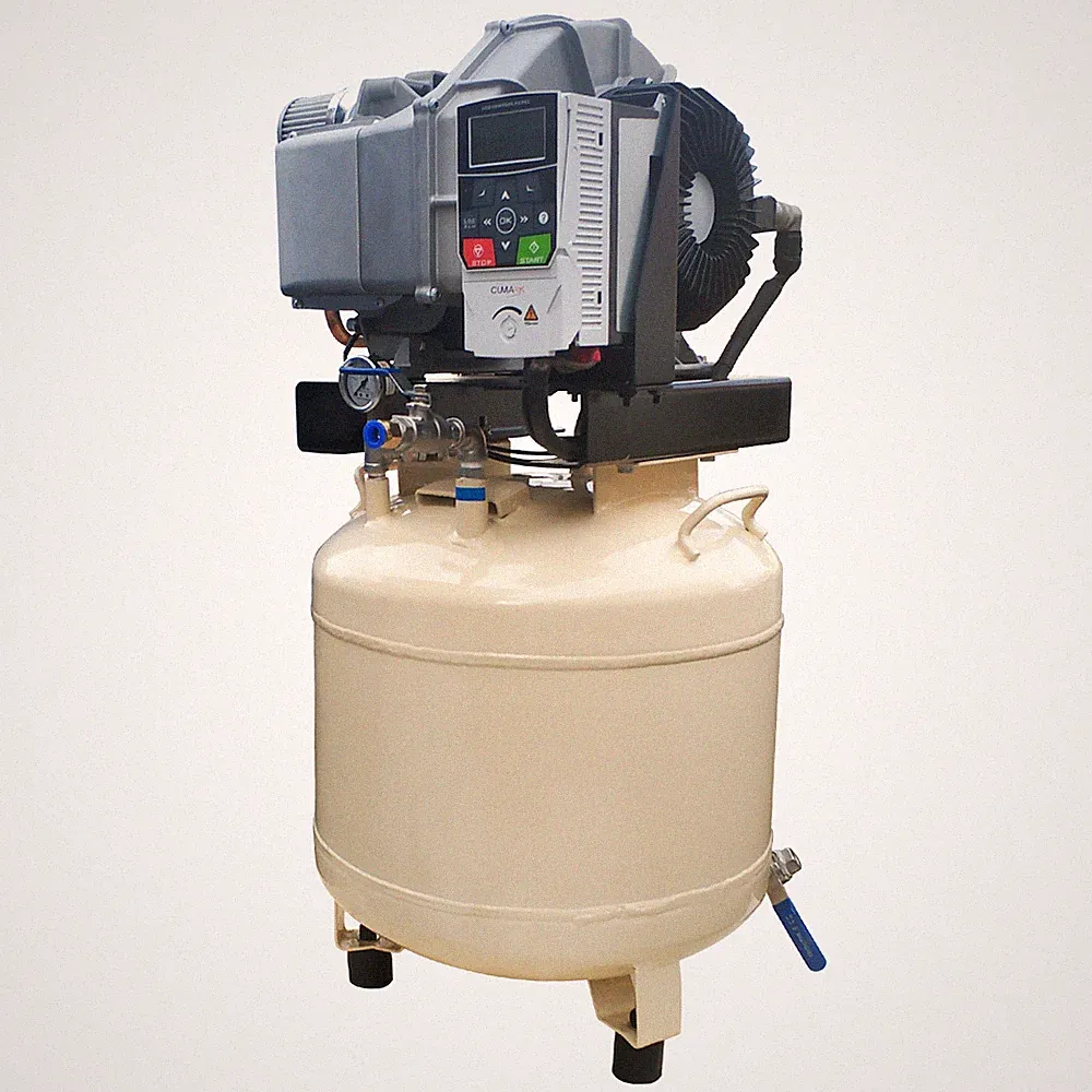 230V 115psi Oil-free Scroll Compressor 8CFM With 10 Gallon Tank