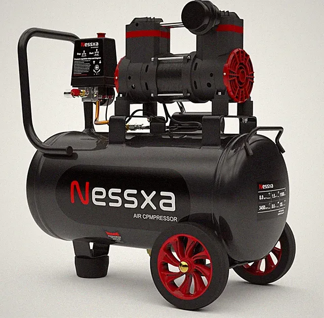 8 Gallon Quiet Air Compressor 115 PSI Oil Free 70dB