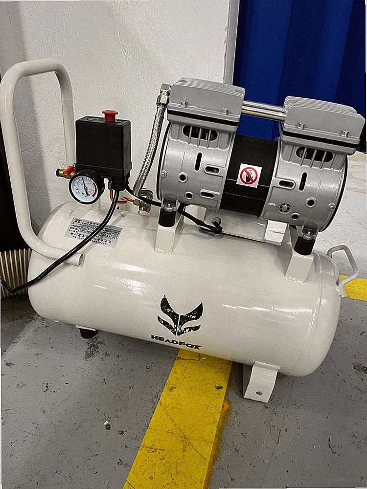 Air Compressor 8 Gallon 600W 110V for CO2 Laser High Pressure Side