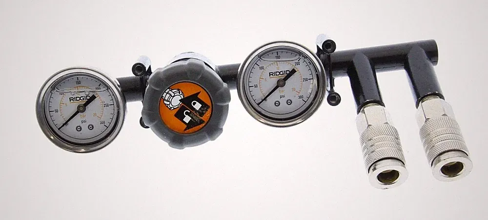 Ridgid Regulator 079027009701 8 Gallon Wheelbarrow Compressor GP80145SW